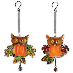 SUNSET VISTA DESIGNS CO. Owl Bouncy 2 Piece Lawn Art Set
