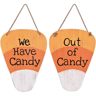 SUNSET VISTA DESIGNS CO. We Have Candy Sign Lawn Art