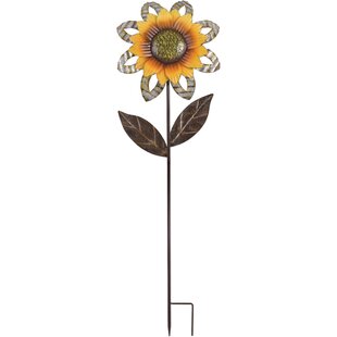 SUNSET VISTA DESIGNS CO. Sunflower Garden Stake