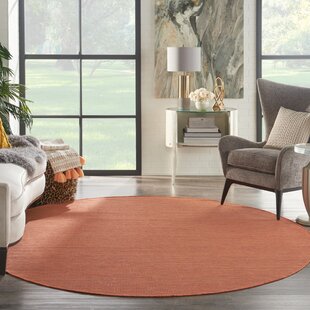 WROUGHT STUDIO™ Lillehammer Terracotta Indoor/Outdoor Area Rug