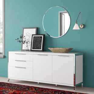 ORREN ELLIS Deja 71" Wide 3 Drawer Sideboard