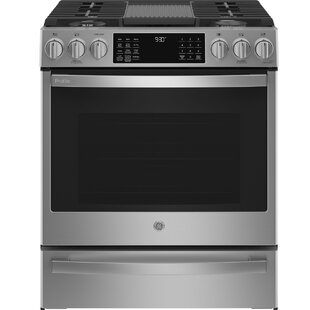 GE PROFILE™ GE Profile Smart Appliances 30" 5.6 cu. ft. Smart Slide-In Gas with No Preheat Air Fry