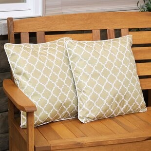 SUNNYDAZE DECOR Indoor/Outdoor Throw Pillow (Set of 2)