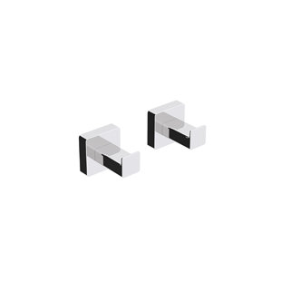 WS BATH COLLECTIONS Dado Wall Mounted Bathroom Hook (Set of 2)