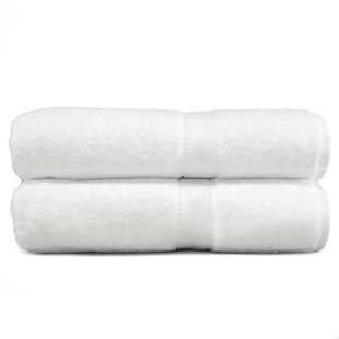 LINUM HOME TEXTILES Luxury Hotel & Spa Turkish Cotton Terrycloth Bath Towels (Set of 2)