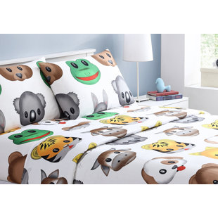 SPIRIT LINEN Microfiber Animal Print Sheet Set