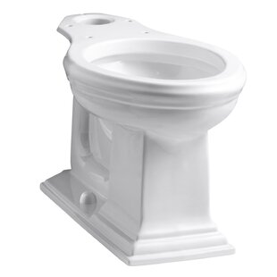 KOHLER Memoirs® 1.28 GPF (Water Efficient) Elongated Toilet Bowl with High Efficiency Flush (Seat Not Included)