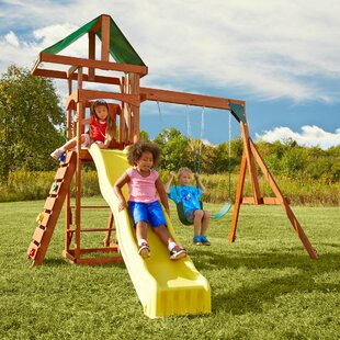 SWING-N-SLIDE Play Set Scrambler Swing Set