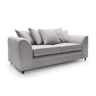 AUGUST GROVE Kaya 3 Seater Upholstered Sofa