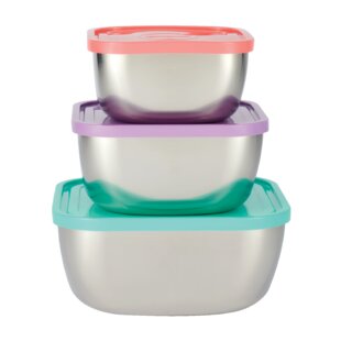 TRAMONTINA 3 Container Food Storage Set