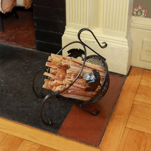 SYMPLE STUFF Deason 12'' W Metal Log Rack