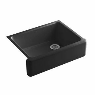 KOHLER Whitehaven® 29.69" L x 21.69" W Farmhouse Single Bowl Kitchen Sink