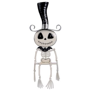 SUNSET VISTA DESIGNS CO. Happy Skeleton Shelf Sitter