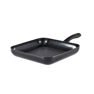 GREENCHEF Savory Green Chef Diamond Aluminium Non-Stick 28m Griddle Pan