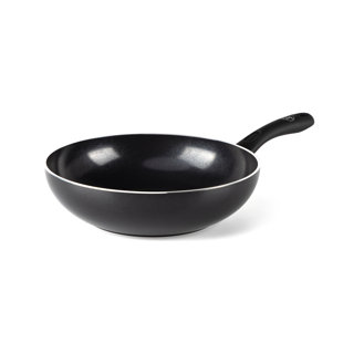 GreenChef Diamond Aluminium Non-Stick 28cm/3.7 Litre Wok, Black