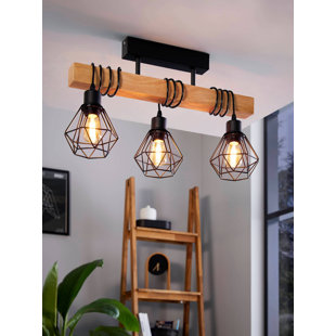 BOROUGH WHARF Jolyn 3 - Light Black Kitchen Island Pendant