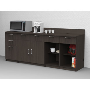 BREAKTIME 36" H x 90" W x 24" D Melamine Cabinet
