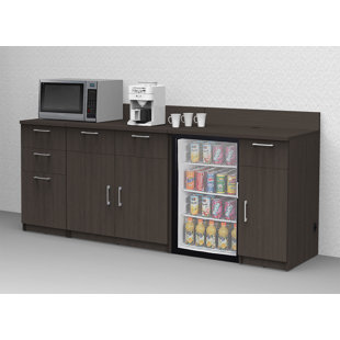 BREAKTIME 36" H x 90" W x 24" D Melamine Cabinet