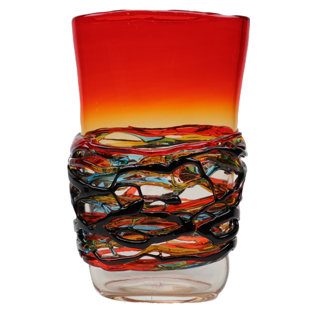 MURANO ART COLLECTION Advant-Garde Handmade Glass Table Vase
