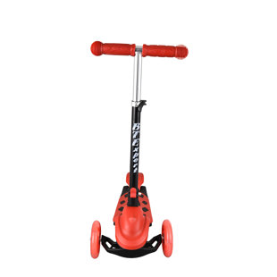 FAMIS CORP Kids Kick LED Lights Adjustable Height and T-bar Scooter