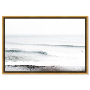 ART REMEDY " Nautical And Coastal Wave Beach, Coastal White " by Oliver Gal