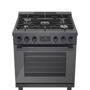 BOSCH 800 Series 30" 4 cu. ft. Freestanding Dual Fuel Range with True European Convection