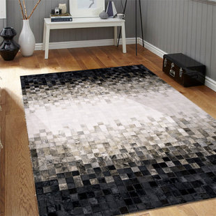 COWHIDE MALL Verona Handmade Leather Area Rug