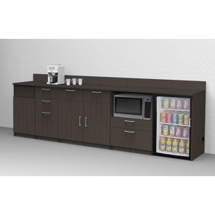 Breaktime 120'' W x 36'' H Kitchen Cabinet Set