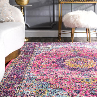 MISTANA Goutam Oriental Machine Woven Area Rug