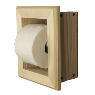 TIMBER TREE CABINETS Tracy Recessed Toilet Paper Holder