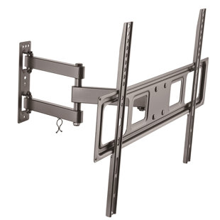 INLAND PRODUCTS ProHT Full Motion TV Black Wall Mount for Holds up to 110 lbs