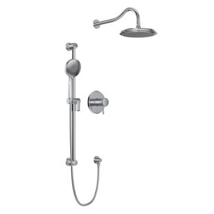 RIOBEL Retro™ 1/2" Thermostatic & Pressure Balance Shower System with up to 2 Functions featuring RioWise Valve Technology