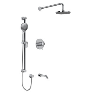 RIOBEL Edge™ 1/2" Thermostatic & Pressure Balance Shower System with up to 5 Shared Functions featuring RioWise Valve Technology