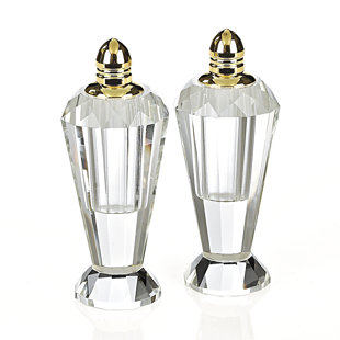 ERUG OUTLET Crystal Salt And Pepper Shaker Set (Set of 2)
