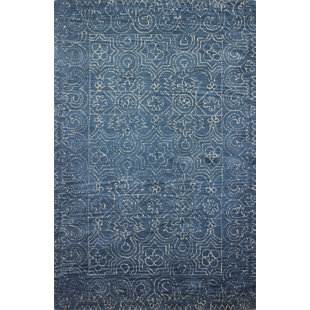 DARYA HOME Wool Floral Rug