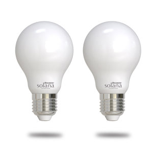 BULBRITE SOLANA 40 Watt Equivalent A19 E26/Medium (Standard) 2700K LED Smart Bulb (Set of 2)