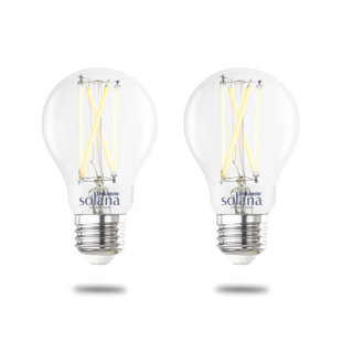 BULBRITE SOLANA 40 Watt Equivalent A19 E26/Medium (Standard) Dimmable LED Smart Bulb (Set of 2)