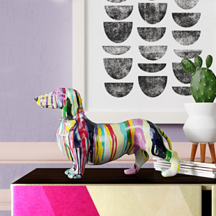 INTERIOR ILLUSIONS Graffiti Dachshund - 16" long