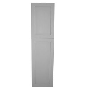 TIMBER TREE CABINETS Frontline Shaker Recessed Frameless 2 Door Medicine Cabinet with Adjustable Shelves
