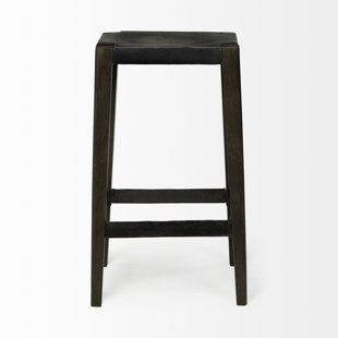JOSS & MAIN Nolani Counter Stool with Solid Wood Frame