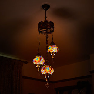 GARDENS 2 GLOW 3- Light Cluster Globe Pendant
