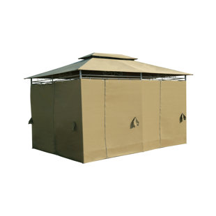 MODA FURNISHINGS 13 Ft. W x 10 Ft. D Aluminum Patio Gazebo