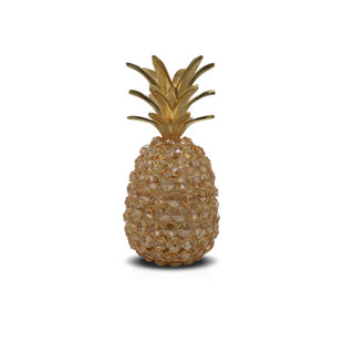 GODINGER SILVER ART CO Glam Fruit Pineapple Sculpture Décor