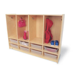 WHITNEY BROTHERS® Manufactured Wood 1 - Tier 48'' Cubby