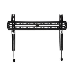 INLAND PRODUCTS Black Fixed Wall Mount for Holds up to 77 lbs