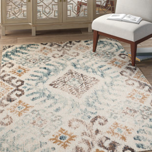BUNGALOW ROSE Farwa Olefin Beige Rug
