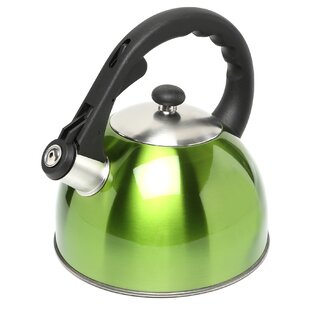 Creative Home 2.8 Qt. Stainless Steel Stovetop Whistling Tea Kettle with Aluminum Capsulated Bottom