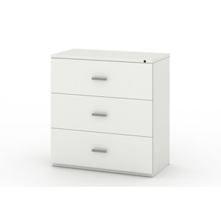 FRIANT My-Hite Metal with Lateral Filing Cabinet 3 Drawers, Interlock System, Tipover Restraint Device