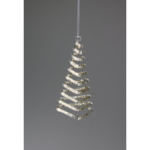 DIE SAISONTRUHE Geformtes Ornament für Weihnachten Baum (Set besteht aus 4)