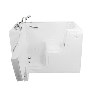 ELLA WALK IN BATHS Transfer 60'' x 30'' Walk-in Air Acrylic Bathtub with Faucet